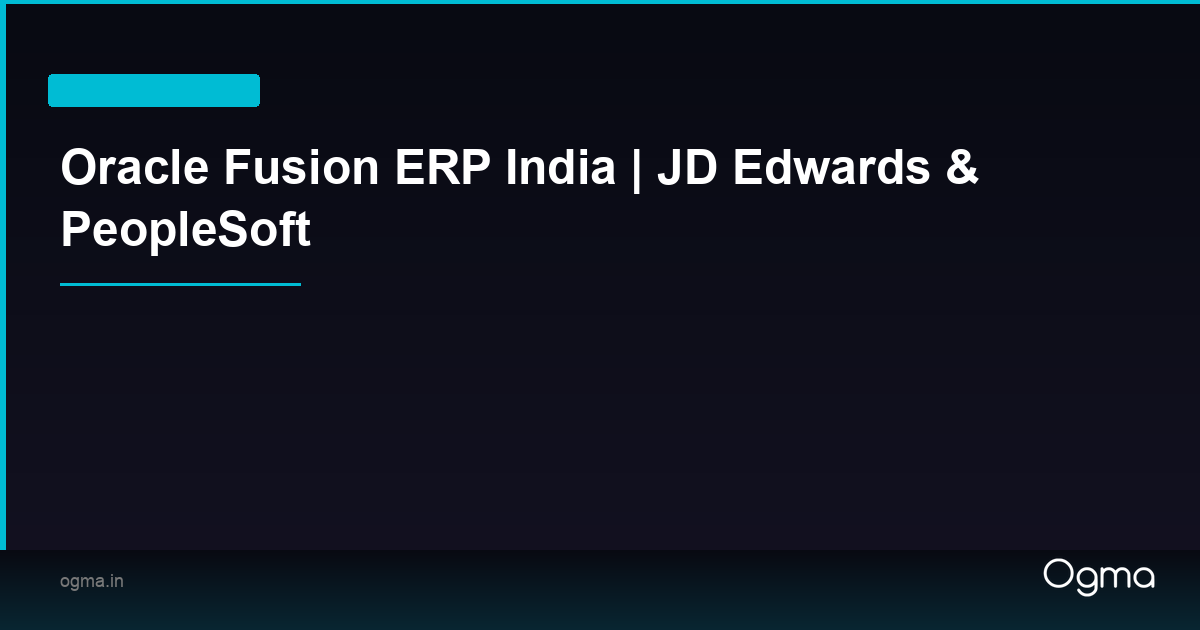 Oracle Fusion Erp Rest Api Logo Oracle Fusion ERP India | JD Edwards & PeopleSoft | Ogma